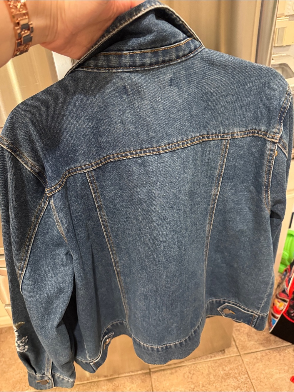 Lee Jean Co. Embroidered Blue Denim Jacket - Picture 2 of 12